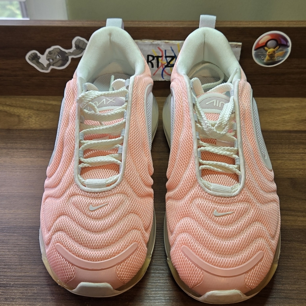 Nike Air Max 720 Bleached Coral/Summit Wht 8w - Picture 2 of 6